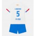 Barcelona Inigo Martinez #5 Dětské Oblečení Venkovní Dres 2023-24 Krátkým Rukávem (+ trenýrky)
